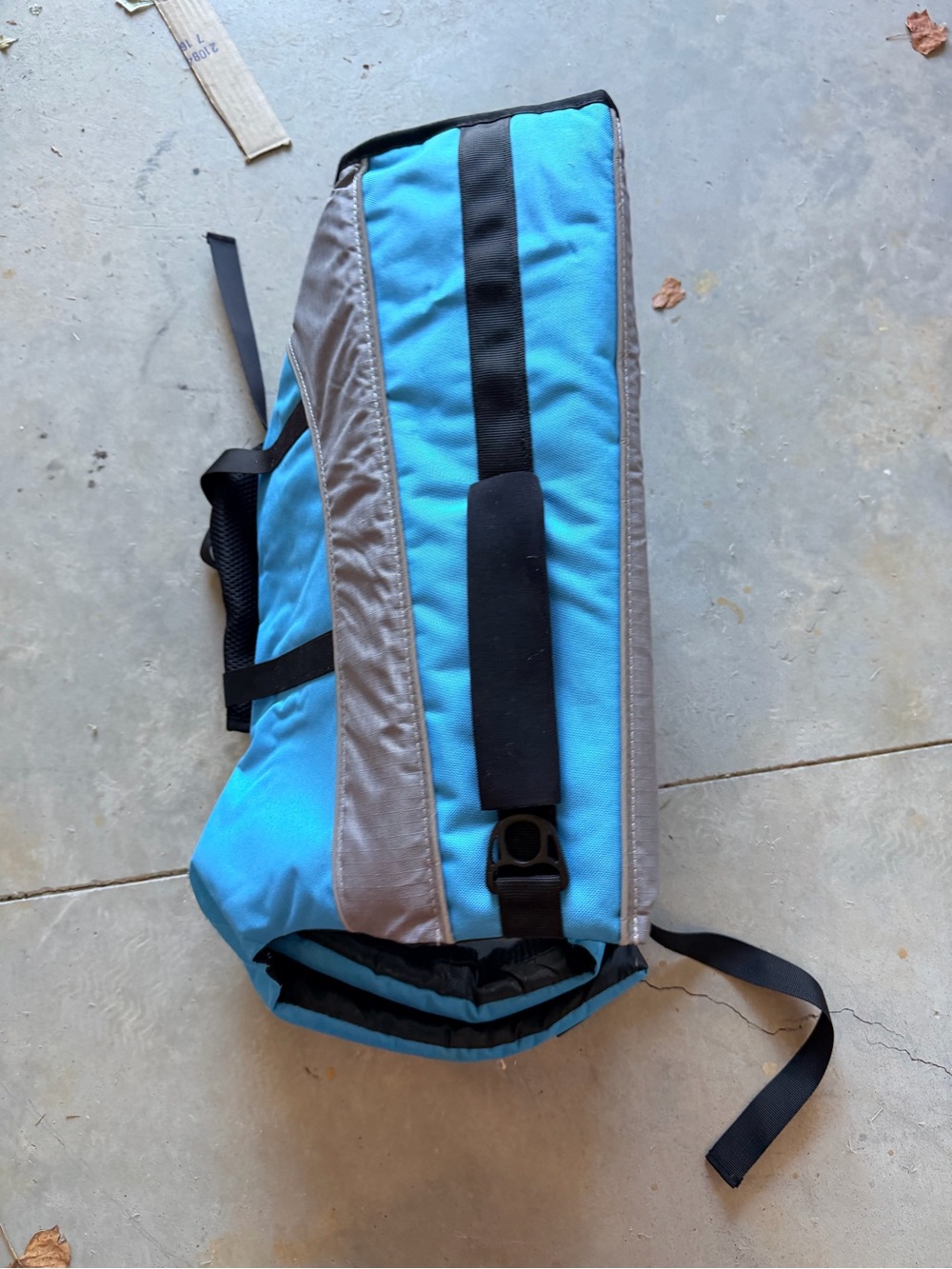 Pet Life Jacket XL in Light Blue and Gray - Unbranded
